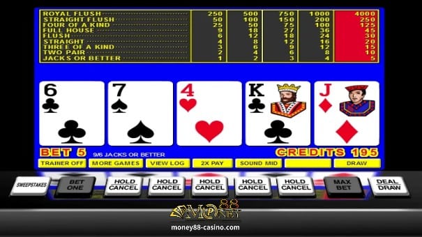 Money88 Online Casino-Video Poker 1