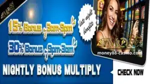 Money88 Nightly Bonus Multiply