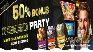 Money88 Weekend Party 50% na Bonus